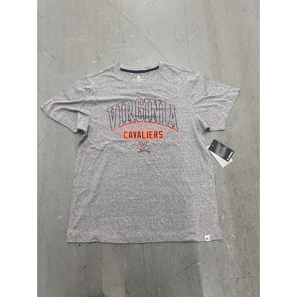 Colosseum Athletics Virginia Cavaliers T-Shirt Mens Large Gray Short Sleeve NWT